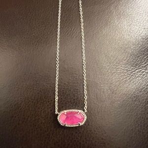 Kendra Scott Azalea illusion Elisa necklace in silver